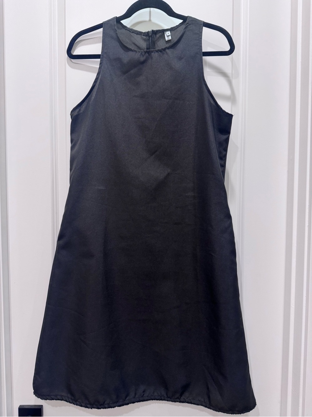 Classic Black Sleeveless A-Line Dress